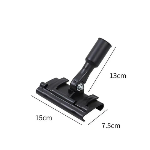 Floor Coating Roller Clamp Accessory With Metal Handle And Hinge Joint Rectangular Base Clamp Tool For Flooring Projects Workshop Tasks Contractor Jobs Home Renovation And DIY Setup, 15x7.5x13cm