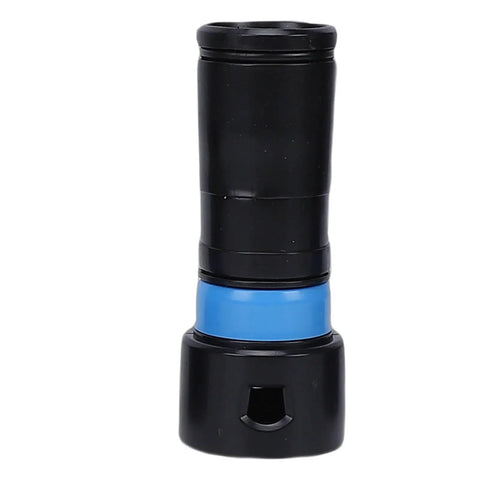 Goshyda 7 Piece Vacuum Hose Adapters With Quick Connectors For Power Tool Sander And Dust Collection, black and blue adapter, fits standard hoses.