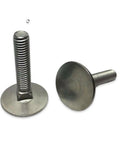 Premium Stainless Steel Elevator Bolts 100 Pack 2 Inch Long 304 Grade Heavy Duty Fasteners For Construction Jobs Badass Performance Smooth Threading