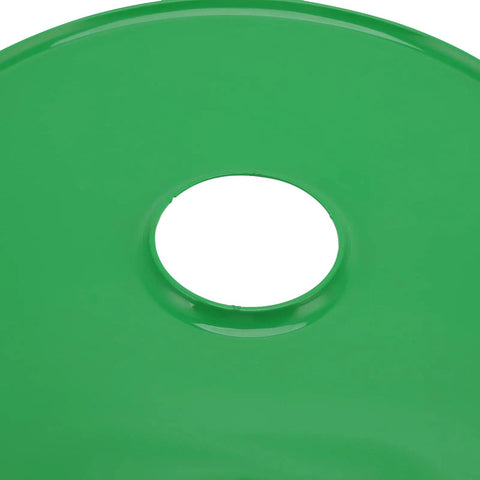 Top Tier Food Grade Silicone Dehydrator Sheet, Tailored For FD660 Fruit Dryer Machine, vibrant green mat with center hole for easy use.