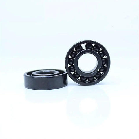 2 Pcs Supercharged High Temp Thin Section Bearings TB6900 10 mm By 22 mm By 6 mm Full Ball Radial Unit on white background.