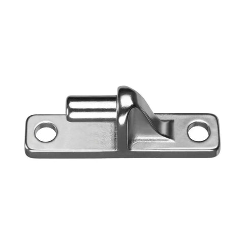 Heavy Duty Stainless Steel Gate Hinges 2 Pack Wall Mount Hardware For Wood And Concrete Outdoor Farm Fencing close-up view of hinge.