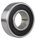 Top Tier Ag Bearing Collection, Pack Of 10, .625 Inch Round Bore bearing with black seal and shiny metal finish.