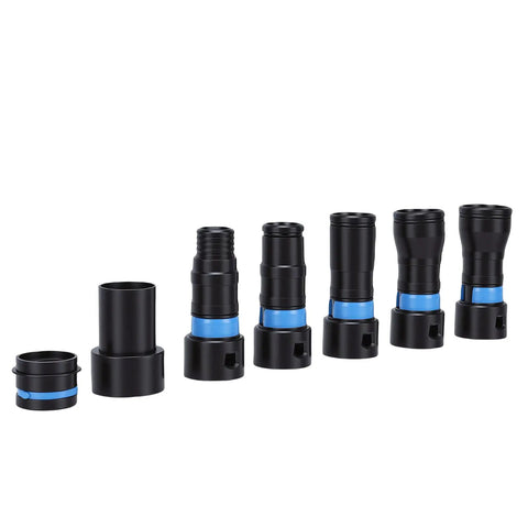Eminchu 5 Pack Vacuum Hose Adapters Dust Collection Quick Connectors With Rotating Clips Exhaust Valve for shop vacuums.