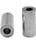 Premium Brass Nickel Plated Round Spacers For Hella Robust Diy Builds And Precision Engineered Machinery Top Notch Corrosion Resistant Hardware Bulk Pack Of Five Hundred shiny cylindrical spacers with hollow center.