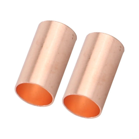 Dope 250Pcs Wire Ferrules Kit featuring 7 AWG Sizes From 6 To 18, Premium Red Copper Non Insulated Electrical Butt Terminals For Serious Auto Marine And Home Wiring Projects That Need Top Tier Connections. Two red copper wire ferrules