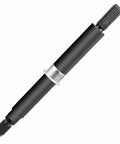 Top Shelf Washer Tub Shaft And Bearing Replacement Kit Compatible With W10435302 Ap5325033 Ps3503261 showing a black drive shaft with silver spacer.