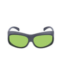 Heavy Duty Laser Engraver Safety Glasses Built Different To Deliver Killer Eye Protection Against 450 Nm Blue Light And 1064 Nm Nd Yag Beams While Meeting Ce En207 Rules, green lenses with dark frame.