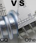 Side by side comparison of Self Adjusting Spring Gate Caster With Four Inch Hard Rubber Wheel automating height tweaks for rugged ground.