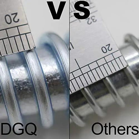 Side by side comparison of Self Adjusting Spring Gate Caster With Four Inch Hard Rubber Wheel automating height tweaks for rugged ground.