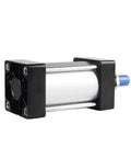 Heavy Duty Double Acting Pneumatic Air Cylinder Featuring Reinforced Tie Rod Build, compact size for garage use.