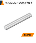 55 Piece 304 Stainless Steel Dowel Pins M3 X 20MM cylindrical rod shown for furniture fixing and alignment.