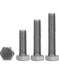 Heavy Duty Ta2 Titanium Hexagon Screws M20X180MM Industrial Grade Fasteners in three sizes for robust industrial applications.