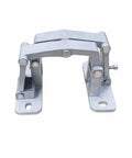 Heavy Duty Conceal Hinge With Articulated Arms And Reinforced Mounting Plates For Stone Doors 250Kg Load front view image.