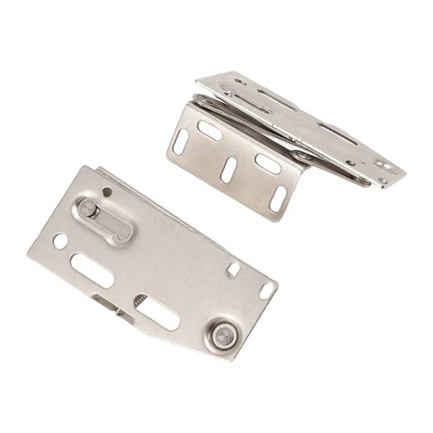 Two Sets Steel Cabinet Door Hinges With Cupboard Hinges 45 Degree Down Flip Scissor Spring Design Beefed Up Rust Resistant