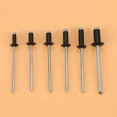 Premium Aluminum Blind Rivet Assortment Kit For DIY Projects With 4 Sizes M2.4 M3.0 M3.2 M4 In Sturdy Box.