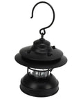 Retro LED Camping Lantern Portable Hanging Light With Dual Power Supply IPX4 Waterproof Adjustable Brightness 35 To 100 Lumens