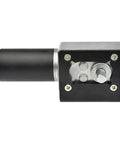 Solid Build 31ZY Dc Worm Gear Motor Mount Bracket With Anti Rust Coating And Ready To Roll Alloy Steel L Shape Geared Motor Plate With Black Finish