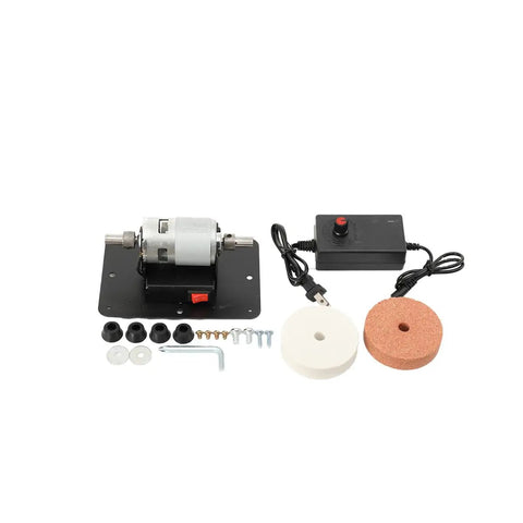 Workhorse Multi Purpose Bench Grinder And Sander With Rock Solid Brushless Motor and Variable Speed Dial, desktop polisher parts.
