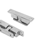 Adjustable Tension Double Roller Ball Catch Latch Lock Crafted From Rock Solid 316 Stainless Steel, detail view of two latches.