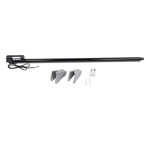 Heavy Duty 36 Inch 12 Volt Linear Actuator Built Tough At 440 Lbs Pull Force Includes Pre Drilled Mounting Brackets and accessories