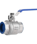 Heavy Duty 304 Stainless Steel Full Port Female Ball Valve Featuring Smooth Operator Design For Rock Solid Plumbing Control And Zero Hassle Water Line Shut Off On Three Quarter Inch Bspt Thread