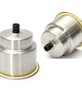 Two Pack Boat Cup Holder Inserts Built From Marine Grade Stainless Steel With Drain Fits Standard Three Five Eighth Inch Hole
