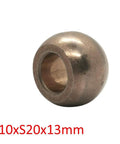 Slick Copper Iron Spherical Bearing Bushing With 10mm Bore And 20mm Sphere Perfect For Washing Machines And Electrical Fan Motors Tough As Nails Heavy Duty Swap, showing 20mm spherical bushing.
