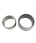 NA4909 Needle Roller Bearing Pre Lubricated Drop Ready Setup For Hydraulic Cylinders And Heavy Gear Systems Handles Radial Loads Like A Champ Spins Smooth On Daily Shop Grind showing two metal bearing components.