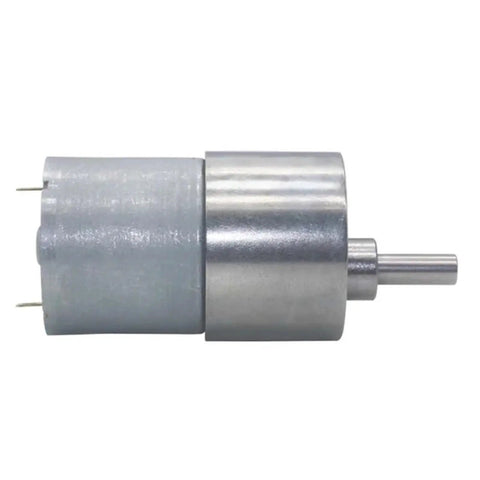 Reliable DC Gear Motor Workhorse With Beefy High Torque And Smooth Silent Operation, compact motor design, ideal for automation projects.