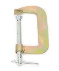 Heavy Duty 12 Inch C Clamp With Deep Hold And Wide Clamping Range Tool For Woodworking And Welding Heat Treated Fixture In Carbon Steel And Cast Iron G Type Clamping Grip For Secure Boards And Parts 1 Pack, gold finish