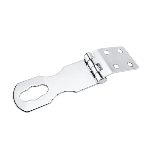 Close-up of Marine Grade 316 Stainless Steel Deck Locker Hatch Latch Swivel Twist Clasp for Boats Yachts And RVs.