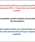 Top Shelf Washer Tub Shaft And Bearing Replacement Kit Compatible With W10435302 Ap5325033 Ps3503261 installation instructions for model numbers.