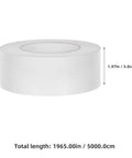 No Gimmicks Solid Grip Clear Double Sided Tape For Wall Mounting And DIY Fixes Weather Proof Invisible Adhesive Roll, 1.97 in wide.