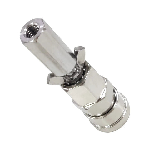 VacU Lock End Connector For Reciprocating Linear Actuator DIY Design in Stainless Steel with M8 Thread, 3.3 Inch Height, 121g