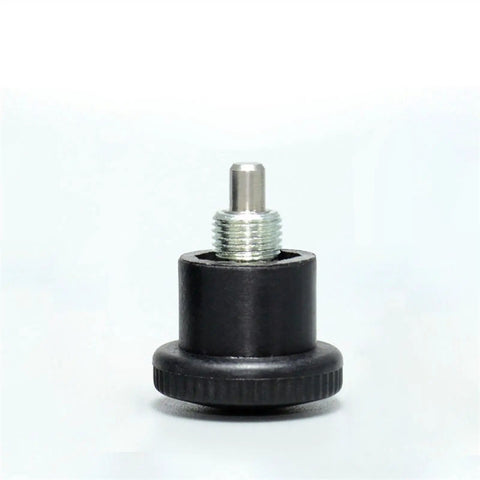 Top Tier Heavy Duty Spring Index Plunger M10x1-7mm Plated Steel Locking Bolt With Zero Fumble Grip For Straight Shootin Precision And Quick Workshop Setup, close-up view.