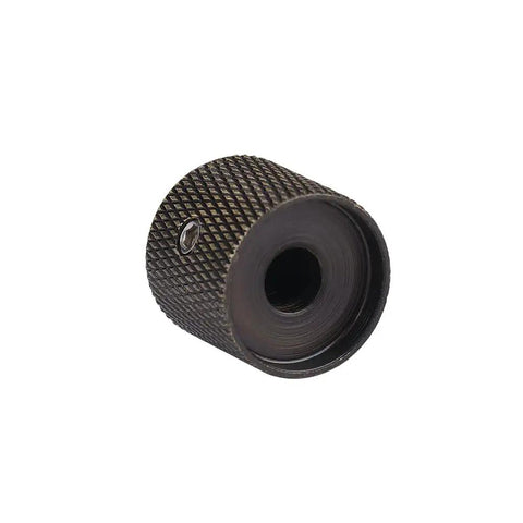 Dope Bronze Dome Guitar Knobs Four Piece Hardware Set With Allen Screws Volume Tone Control Upgrade For Electric Guitar And Bass sweet fit. Bronze dome knob with textured surface and opening for control post.