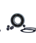 Premium Hybrid Ceramic Bearing Featuring Silicon Nitride Si3N4 Balls for industrial motor and spindle use with hella smooth Abec 1 precision and badass long lasting durability available in 6305 6005 and 6328 configurations with black ceramic balls.