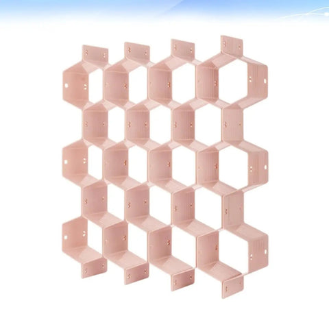 Hella Smooth Honeycomb Drawer Organizer For Closet That Fits Like A Glove And Frees Up Major Space Using Sturdy Abs Plastic Grids
