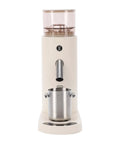 Top Shelf Electric Burr Coffee Grinder With 60 Precision Settings And 80G Single Dose Hopper in modern design with stainless steel cup.
