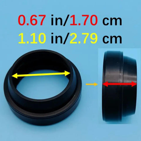 Top Shelf Washer Bearing Seal Kit Fits Kenmore Maytag Whirlpool Magic Chef Admiral Amana Estate Inglis Jennair KitchenAid Washing Machine Repair 285203 470615 Ah334447, showing dimensions and side view.
