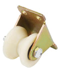 Heavy Duty Nylon Bearing Pulley V Track Wheel 30mm Double Ball Bearing Roller With Stand for smooth CNC sliders