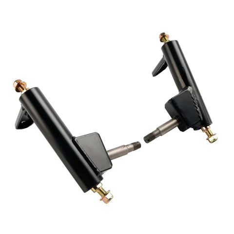 Left and Right Steering Knuckle Spindle for Coleman KT196 CK196 T Go Karts With Ball Joints, Front Steering Control