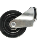 Badass 4 Inch Rubber Gate Wheel Caster Featuring An Adjustable Spring Bracket for smooth rolling on sliding gates.