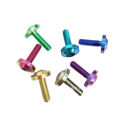 Premium Grade 5 Titanium Torx Flange Button Head Bolts M4 M5 M6 M8 With Collar Heavy Duty Corrosion Resistant Fasteners assorted colors