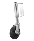 Heavy Duty Spring Loaded Gate Caster Wheel For Outdoor Fence Yard Projects Rock Solid 75kg Load Rating with durable steel build