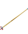 Heavy Duty Smoke Detector Removal Extension Pole Aluminum Alloy For High Ceilings, 4.85m, blue ergonomic handle, designed for easy alarm swaps.