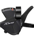 Alivio SL-M3100-L 3-Speed Front Trigger Shifter with Rapidfire Plus Tech, MTB lightweight durable aluminum build, side view