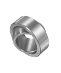 Ge17C Sealed Spherical Plain Bearing 17mm X 30mm X 14mm steel bearing showing smooth surface and inner hole for heavy truck use.