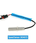 Speed Sensor Magnetic Pickup For Generator Sets 80MM 120MM Anti Vibration And Anti Interference Reliable Signal For Diesel Engines Portable Generators And Industrial Machinery Replacement Part, threaded metal sensor with cable